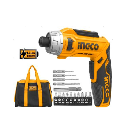 Отвёртка аккум.INGCO CSDLI0401 4В*1шт,4Н/м,180о/мин.+набо Отвёртка аккум.INGCO CSDLI0401 4В*1шт,4Н/м,180о/мин.+набо