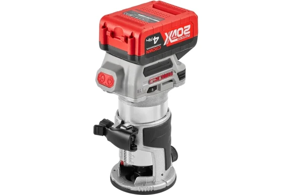 Фрезер кромочный аккум. CROWN CT26010HX-4 BMC, 20В, цанга 6/8мм, АКБ 2-шт (4А*ч) Фрезер кромочный аккум. CROWN CT26010HX-4 BMC, 20В, цанга 6/8мм, АКБ 2-шт (4А*ч)