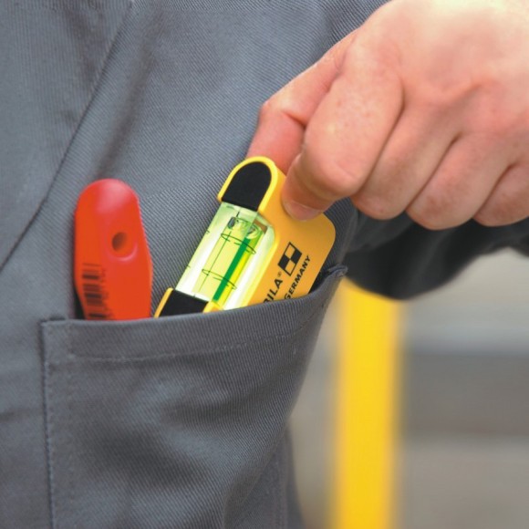 Уровень карманный "STABILA" / тип Pocket Electric (1 гориз.)с чехлом на пояс
