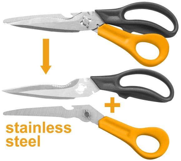 Ножницы многофункц. INGCO 230мм HSCRS2301,INDUSTRIAL