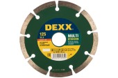 Диск алмазный по бетону/кирпичу 125 х 2.0 х 22.2мм, сегментный, сухой/мокрый, DEXX Диск алмазный по бетону/кирпичу 125 х 2.0 х 22.2мм, сегментный, сухой/мокрый, DEXX