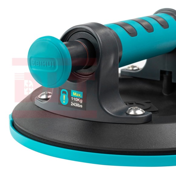 Присоска помповая для слаборельефной плитки 203мм. 110кг, BIHUI SCVB8