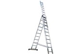 Лестница алюминиевая универсальная 3 секции, 9 ступеней, 5.94м, 63-3-009 РемоКолор Лестница алюминиевая универсальная 3 секции, 9 ступеней, 5.94м, 63-3-009 РемоКолор