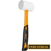 Киянка резиновая белая INGCO 220гр.фиберглас,HRUH8308 INDUSTRIAL Киянка резиновая белая INGCO 220гр.фиберглас,HRUH8308 INDUSTRIAL