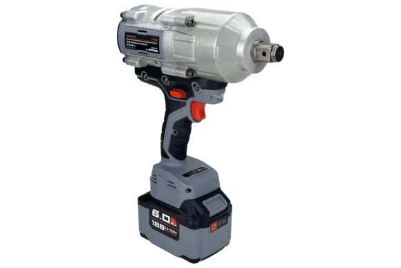 Гайковёрт(BL) аккум. Profipower -2000N, 18В,8А/ч,*2 шт, 2000Н*м, квадрат 3/4", кейс Гайковёрт(BL) аккум. Profipower -2000N, 18В,8А/ч,*2 шт, 2000Н*м, квадрат 3/4", кейс