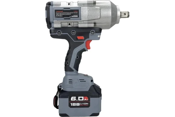 Гайковёрт(BL) аккум. Profipower -2000N, 18В,8А/ч,*2 шт, 2000Н*м, квадрат 3/4", кейс Гайковёрт(BL) аккум. Profipower -2000N, 18В,8А/ч,*2 шт, 2000Н*м, квадрат 3/4", кейс