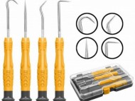 Набор крючков для слесарных работ INGCO 4шт,HKPHS0401 Набор крючков для слесарных работ INGCO 4шт,HKPHS0401