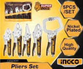 Набор клещей 5 шт INGCO COS23091 Набор клещей 5 шт INGCO COS23091
