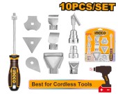 Набор оснастки (насадки) для фена строительного 10шт, HGA0131 INGCO