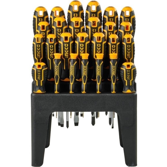 Набор отвёрток на стойке INGCO 26шт.INDUSTRIAL HKSD2628 Набор отвёрток на стойке INGCO 26шт.INDUSTRIAL HKSD2628