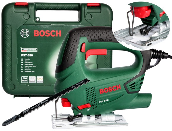 Лобзик BOSCH PST 650  500 Вт,65/10мм 3100о/мин