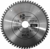 Диск пильный мультиматериал 216 х 30мм, 60Т, MM907 TRIO-DIAMOND