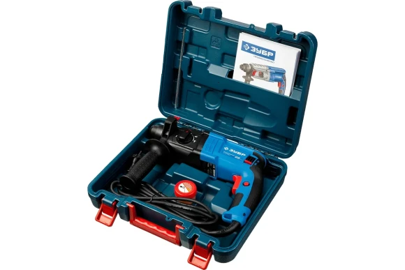 Перфоратор ЗУБР ЗП-22-650 К, 650Вт, 2.3Дж, SDS+, 22мм, 1950об/мин, в кейсе Перфоратор ЗУБР ЗП-22-650 К, 650Вт, 2.3Дж, SDS+, 22мм, 1950об/мин, в кейсе