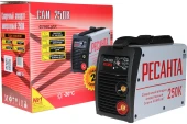 Сварочный аппарат, инверторный САИ 250К,10-250А,7,8кВт,электрод-2-6мм Ресанта