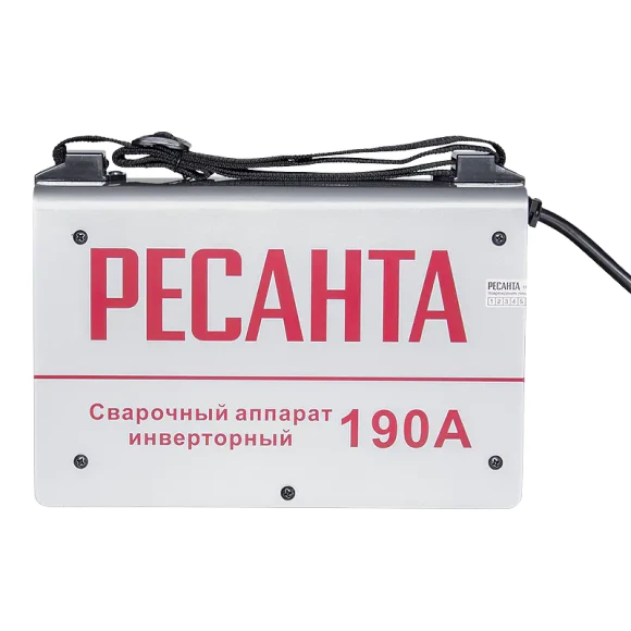 Сварочный аппарат, инверторный САИ 190,10-190А,7,2кВт,электрод-1,6-5мм Ресанта