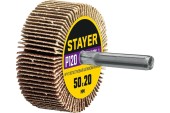 Круг шлифовальный лепестковый на шпильке 50x20 мм P120 STAYER 36607-120 Круг шлифовальный лепестковый на шпильке 50x20 мм P120 STAYER 36607-120