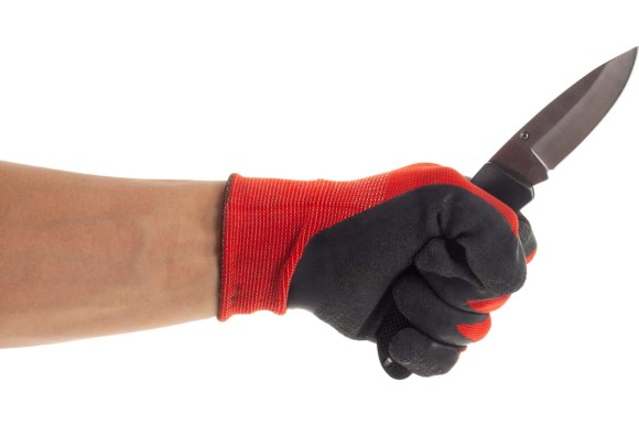 Нож складной, клинок 82мм,обрезиненная ручка STAYER 