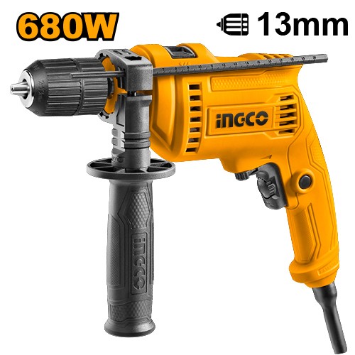 Дрель ударная INGCO ID68082,680Вт,патрон ЗВП13мм, INDUSTRIAL
