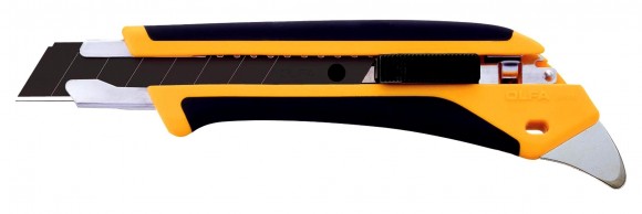 Нож OLFA OL-L5-AL авто-фиксатор 18мм c металлическим выступом