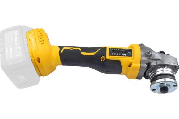 Шлифмашина(BL) угловая аккумуляторная SKytools SK126-1, 20В, 125мм, 8500об/мин, без АКБ и ЗУ