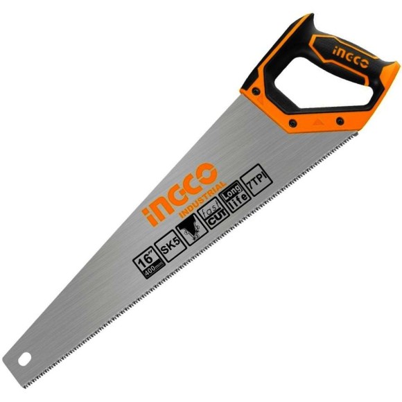 Ножовка по дереву INGCO 500мм.HHAS28500 INDUSTRIAL 