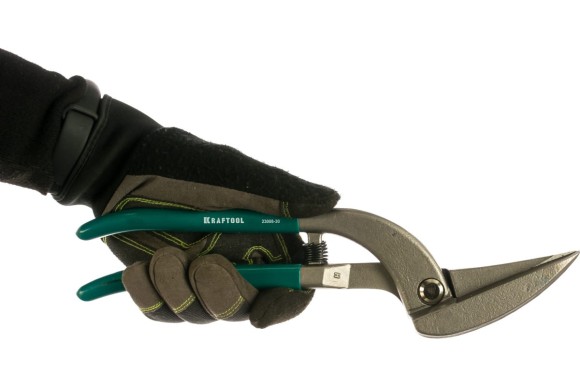 Ножницы по металлу цельнокованные  KRAFTOOL  PELIKAN прямые 300мм