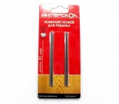 Нож для электрорубанка Интерскол 82х1,2х5,5 (2 шт) Нож для электрорубанка Интерскол 82х1,2х5,5 (2 шт)