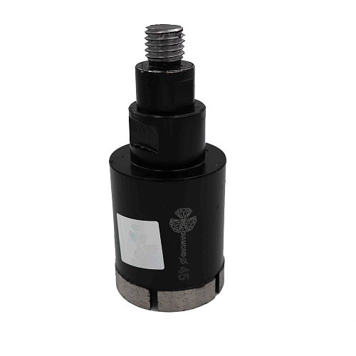 Коронка алмазная керамогранит 45*45 мм (серебряная пайка) TRIO-DIAMOND 