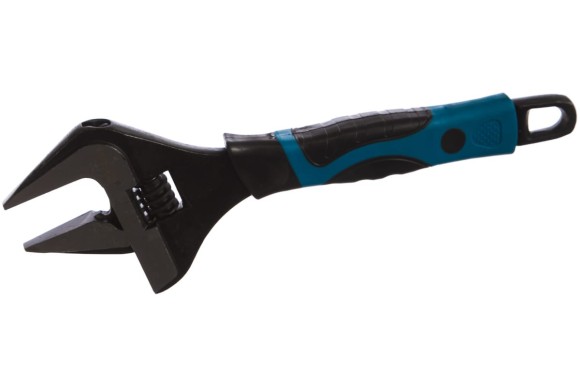 Ключ разводной 300мм зев 60мм усиленный.тонкие губки обрезин. Союз Ключ разводной 300мм зев 60мм усиленный.тонкие губки обрезин. Союз