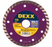 Диск алмазный по бетону 125 х 22.2мм, сегмент. сухой/мокрый, Dexx Диск алмазный по бетону 125 х 22.2мм, сегмент. сухой/мокрый, Dexx