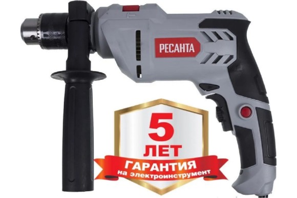 Дрель ударная, электрическая Ресанта ДУ-15/850,850В, 0-3000о/мин,13мм ЗВП Дрель ударная, электрическая Ресанта ДУ-15/850,850В, 0-3000о/мин,13мм ЗВП
