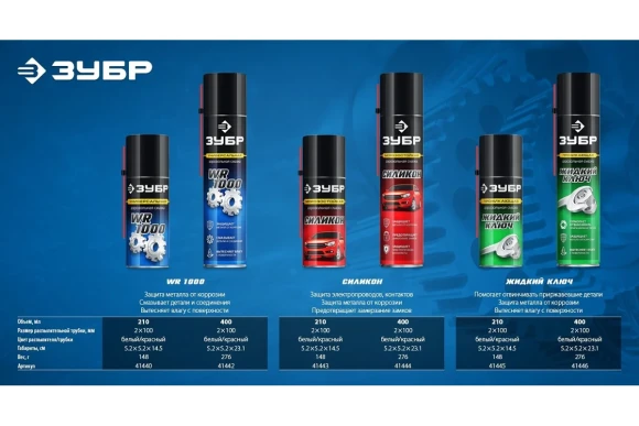 Смазка силиконовая Профессионал  400 мл ЗУБР 