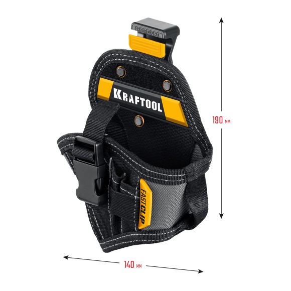 Кобура для шуруповёрта малая FastClip KH-5С KRAFTOOL Кобура для шуруповёрта малая FastClip KH-5С KRAFTOOL