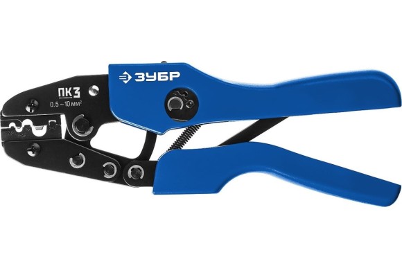 Клещи для кабельных наконечников ПК-3 0,5-10мм кв. ЗУБР Клещи для кабельных наконечников ПК-3 0,5-10мм кв. ЗУБР