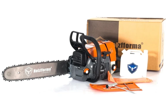 Бензопила Holzfforma G366, 3400Вт/4.6л.с, 59см?, 685мл, шина 50см, 3/8, 1.6, 72 звена Бензопила Holzfforma G366, 3400Вт/4.6л.с, 59см?, 685мл, шина 50см, 3/8, 1.6, 72 звена