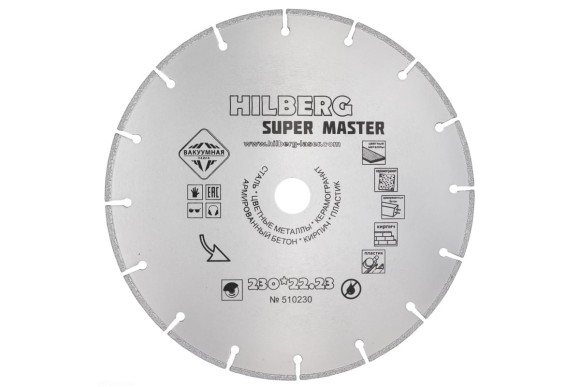 Диск пильный 230*22,23 Метал Hilberg Super Metal 