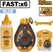 Шнур малярный 30 м INGCO INDUSTRIA HCLR0630L Шнур малярный 30 м INGCO INDUSTRIA HCLR0630L