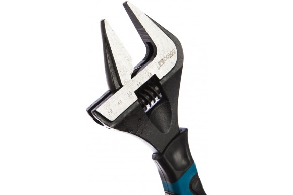 Ключ разводной 250мм зев 50мм усиленный.тонкие губки обрезин. Союз Ключ разводной 250мм зев 50мм усиленный.тонкие губки обрезин. Союз