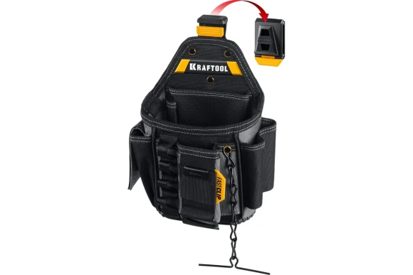 Поясная сумка  FastClip KP-13Е ,13 кармана и петли KRAFTOOL
