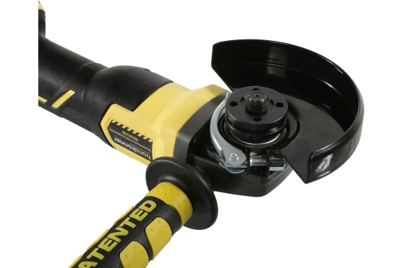 Шлифмашина(BL) угловая аккум. Hanskonner, HAG18125BLC, 18В, 125мм, 17000-7700об/мин, АКБ 1-шт (4А*ч)