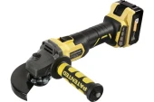 Шлифмашина(BL) угловая аккум. Hanskonner, HAG18125BLC, 18В, 125мм, 17000-7700об/мин, АКБ 1-шт (4А*ч)