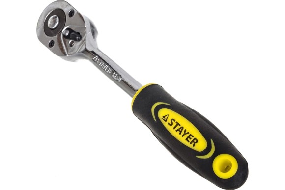 Ключ трещоточный 210мм, 3/8", 45T, Profi STAYER Ключ трещоточный 210мм, 3/8", 45T, Profi STAYER