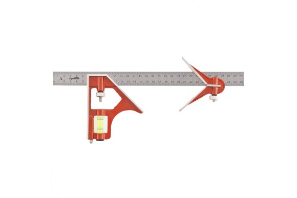 Угольник, 300 мм, металлический, комбинированный Sparta Угольник, 300 мм, металлический, комбинированный Sparta