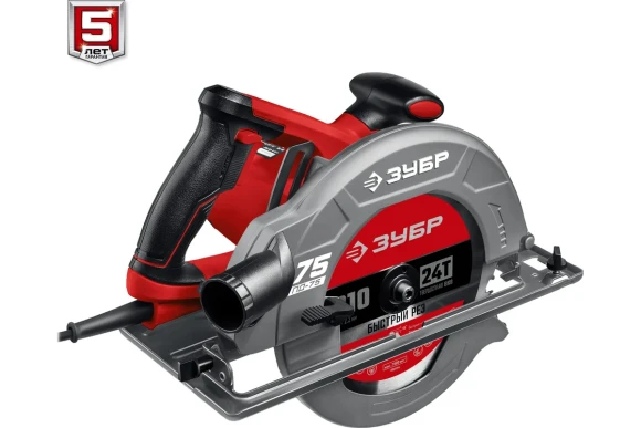 Пила дисковая ЗУБР ПД-75, 2000Вт, 210*30мм, 70/46мм, 4500об/мин, в коробке Пила дисковая ЗУБР ПД-75, 2000Вт, 210*30мм, 70/46мм, 4500об/мин, в коробке