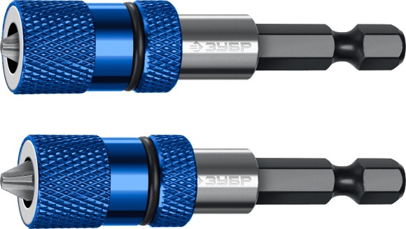 Адаптер для бит 1/4  с регулировкой глубины ЗУБР