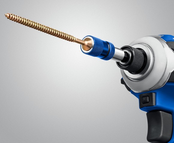 Адаптер для бит 1/4  с регулировкой глубины ЗУБР