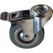 Колесо аппаратное поворотное,под болт.с тормозом / d= 125, 45кг Колесо аппаратное поворотное,под болт.с тормозом / d= 125, 45кг