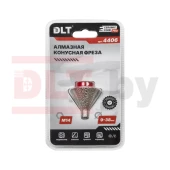 Фреза алмазная конусная по плитке 9-37 мм DLT 4406 Фреза алмазная конусная по плитке 9-37 мм DLT 4406