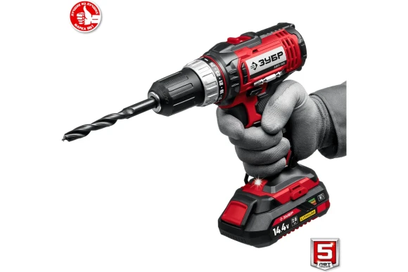 Шуруповёрт аккум. ЗУБР ДШ-40-21,20ВАКБ 1-шт (2А*ч),40Н*м,0-400/0-1500о/м, коробка