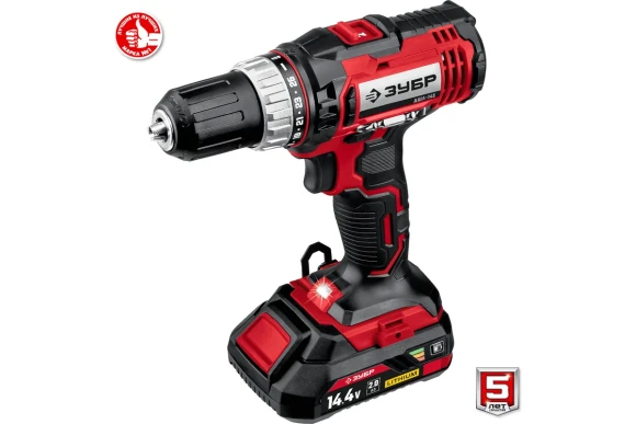 Шуруповёрт аккум. ЗУБР ДШ-40-21,20ВАКБ 1-шт (2А*ч),40Н*м,0-400/0-1500о/м, коробка